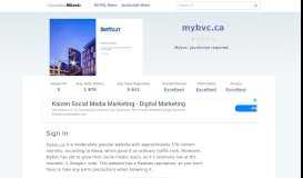 
							         Mybvc.ca website. Sign In.								  
							    