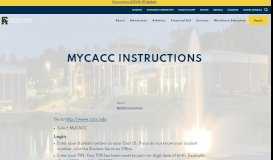 
							         MyCACC Instructions | Central Alabama Community College								  
							    