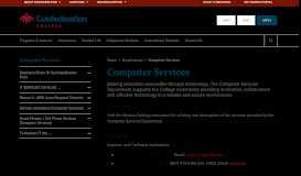 
							         myCampus Portal (Computer Services) | Confederation College								  
							    