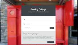 
							         myCampus Portal Login - for Students & Staff at Fleming College								  
							    