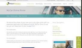 
							         MyCar Online Portal - FleetPartners								  
							    