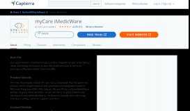 
							         myCare iMedicWare Reviews and Pricing - 2020 - Capterra								  
							    