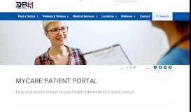 
							         MyCare Patient Portal - Duncan Regional Hospital								  
							    