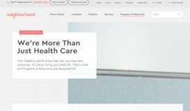 
							         myCARE Patient Portal | Neighborhood Healthcare								  
							    