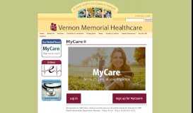 
							         MyCare® | Vernon Memorial Healthcare								  
							    