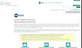 
							         myCGS Portal - CGS Medicare								  
							    