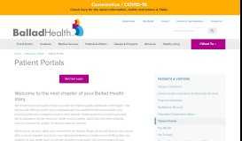 
							         MyChart Electronic Health Record | Ballad Health								  
							    