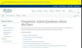 
							         MyChart FAQs | Henry Ford Health System - Detroit, MI								  
							    