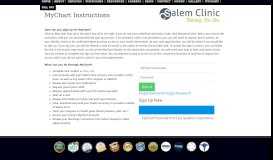 
							         Mychart Instructions - Salem Clinic, PC								  
							    