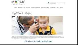 
							         MyChart Login › Mosaic Family Health								  
							    