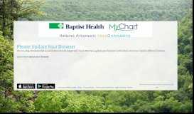 
							         MyChart - Login Page - Baptist Health								  
							    