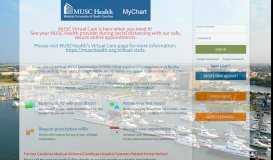 
							         MyChart - Login Page | MUSC Health - Charleston, SC								  
							    