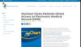 
							         MyChart Patient Access | Children's Hospital Colorado								  
							    