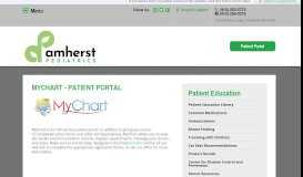
							         MyChart - Patient Portal - Amherst Pediatrics, LLP - Pediatrics for ...								  
							    