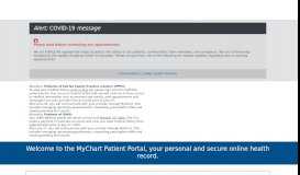 
							         MyChart Patient Portal								  
							    