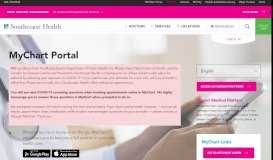 
							         MyChart Portal MA & RI | Online Medical Records - Southcoast Health								  
							    