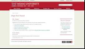 
							         MyChart | Student Health Insurance | Student Life - Miami University								  
							    