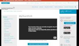 
							         MyChartPLUS | Backus Hospital								  
							    