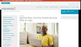 
							         MyChartPlus: Get Your Health Records With An App | The Hospital of ...								  
							    