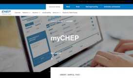 
							         myCHEP Online Customer Portal | CHEP								  
							    