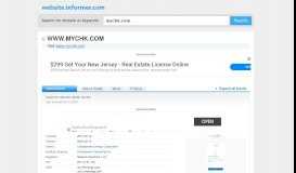 
							         mychk.com at Website Informer. Visit Mychk.								  
							    