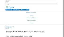 
							         myCigna Mobile App | Cigna Envoy® App | Cigna Apps								  
							    
