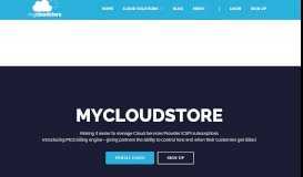 
							         MyCloudStore								  
							    