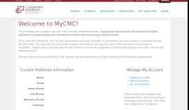 
							         MyCMC-Account Management - Claremont McKenna College								  
							    