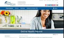 
							         MyCompass Online Health Record | Fort HealthCare								  
							    