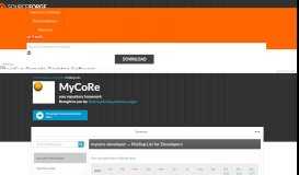 
							         MyCoRe / List mycore-developer Archives - SourceForge								  
							    
