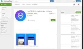 
							         myCRM for real estate brokers - Apps on Google Play								  
							    