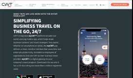 
							         myCWT Travel Management App | CWT								  
							    