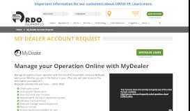 
							         MyDealer Account Access | RDO Equipment Co.								  
							    