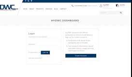 
							         myDWC Dashboard - Distributor Wire & Cable								  
							    