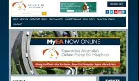 
							         MyEA | Equestrian Australia								  
							    