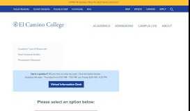 
							         MyECC - El Camino College Portal								  
							    