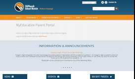 
							         MyEducation Parent Portal | Chilliwack School District #33								  
							    