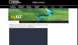 
							         MyELT - National Geographic Learning - NGL ELT								  
							    