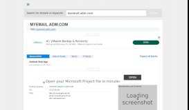 
							         myemail.adm.com at WI. Outlook Web App - Website Informer								  
							    
