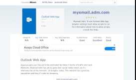 
							         Myemail.adm.com website. Outlook Web App.								  
							    