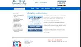 
							         MyEnergy Online member service portal - Horry Electric								  
							    