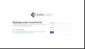 
							         MyExpoLeads Lead Portal - Lead Retrieval by Expo Logic ...								  
							    