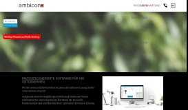 
							         myfactory Partner | ambicon GmbH - Business Portal								  
							    