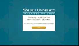
							         MyFaculty Portal - Walden University								  
							    