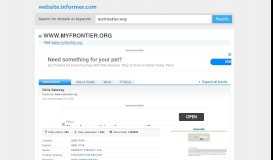 
							         myfrontier.org at WI. Netscaler Gateway - Website Informer								  
							    