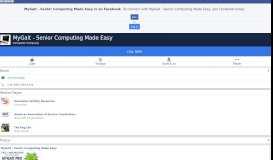 
							         MyGait - Senior Computing Made Easy - Home | Facebook								  
							    