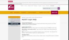 
							         MyGCC Login Help | Glendale Community College								  
							    