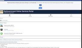 
							         MyGovernment Online Services Portal - Home | Facebook								  
							    