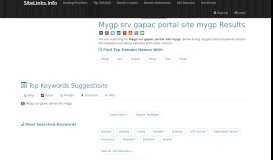 
							         Mygp srv gapac portal site mygp Results For Websites Listing								  
							    