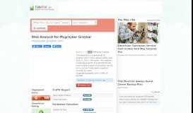 
							         Mygraybar Graybar Web Analysis - Mygraybar.graybar.com								  
							    